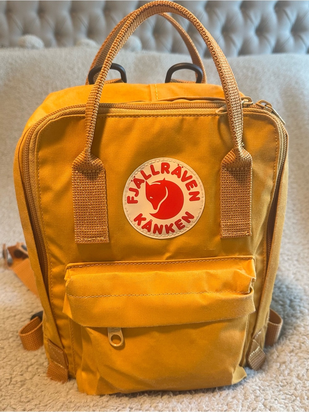Fjallraven Kånken Mini Backpack in Mustard Yellow